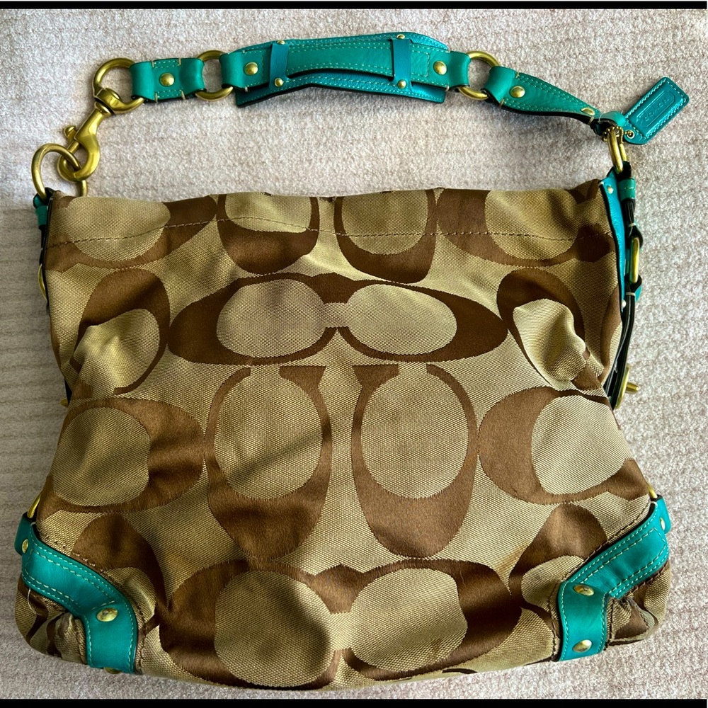 Coach Signature Large Carly Hobo